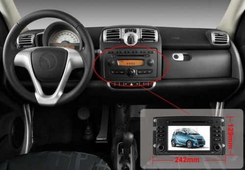 Smart for two navigatie S160 A9 Cortex 3G Wifi ANDROID 4.4.4 16GB